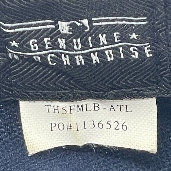 Atlanta Braves Titleist Adjustable MLB ‘47 Cap Hat Size M/L Stretch Navy Golf - Picture 7 of 7